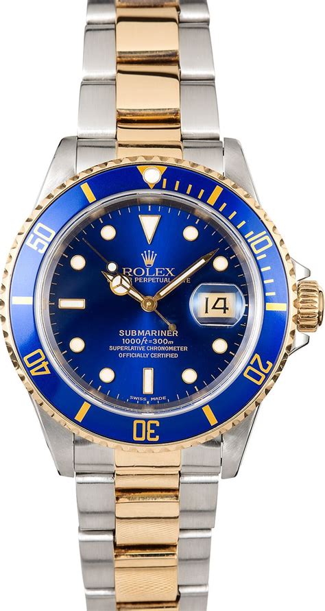 rolex submariner blue gold silver|Rolex Submariner blue price new.